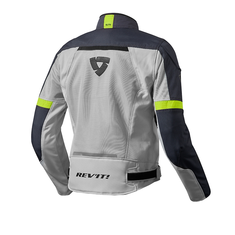Moto bunda Revit Airwave 2 strieborno-fluorescenčno-žltá výpredaj