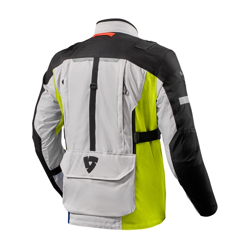 Bunda na motocykel Revit Sand 4 H2O strieborno-fluorescenčno žltá výpredaj