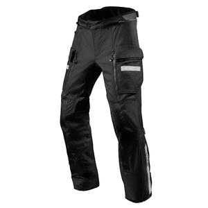 Nohavice na motocykel Revit Sand 4 H2O čierne skrátené výprodej