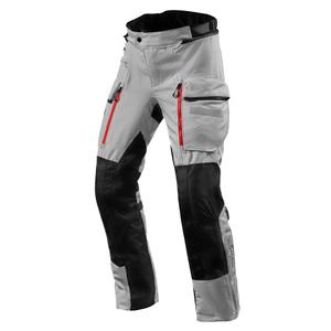 Nohavice na motocykel Revit Sand 4 H2O strieborno-čierne skrátené