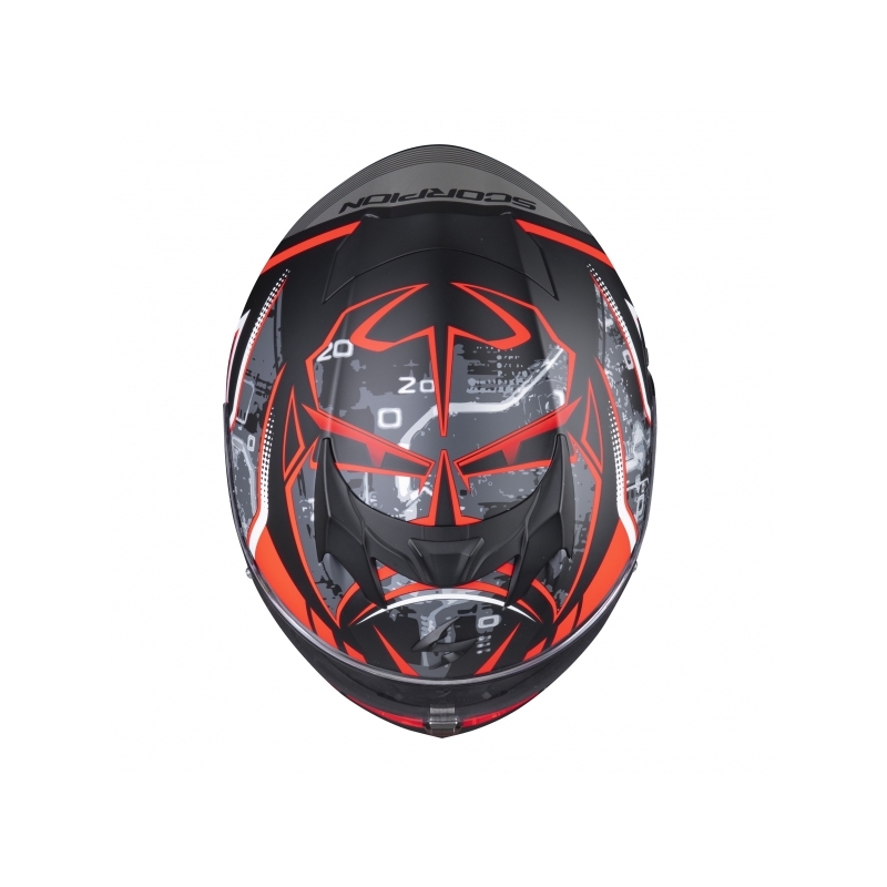 Integrálna prilba Scorpion EXO-520 AIR Fabio Quartararo Replica oranžovo-čierno-sivá