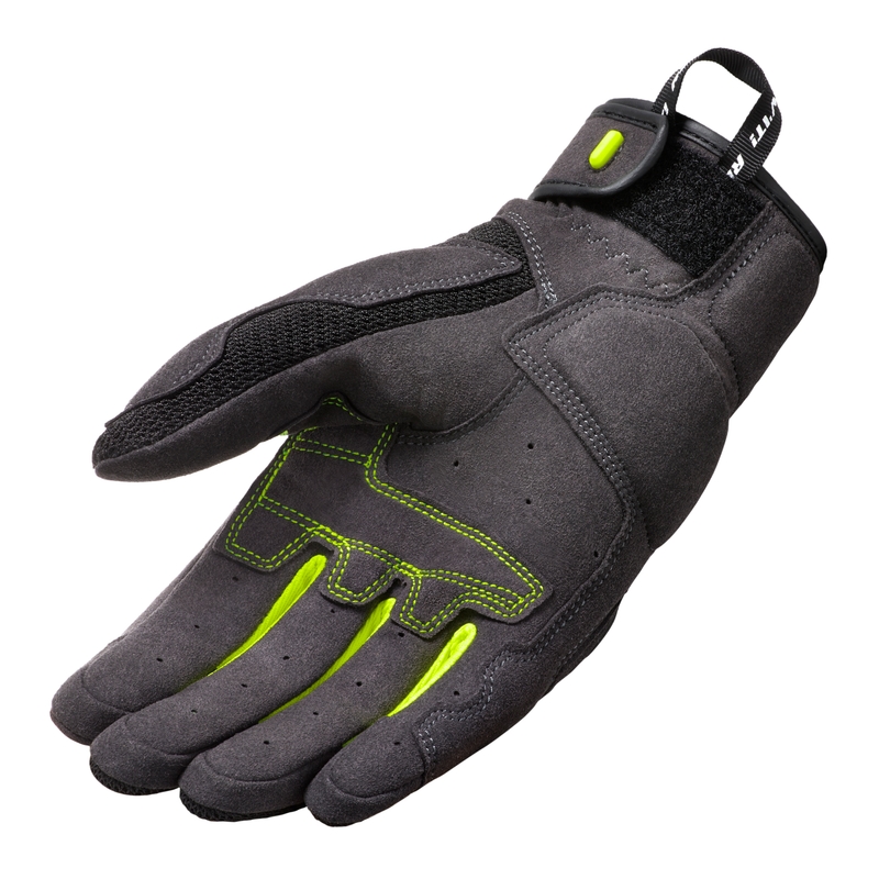 Rukavice na motocykel Revit Volcano čierno-fluorescenčno žlté výpredaj