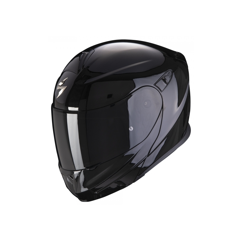 Odklápacia prilba Scorpion EXO-920 Evo Solid čierna lesklá