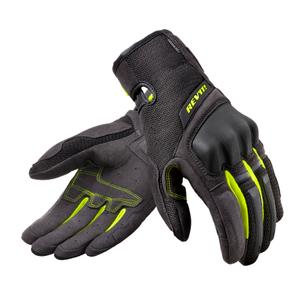 Dámske rukavice na motocykel Revit Volcano čierno-fluorescenčno žlté
