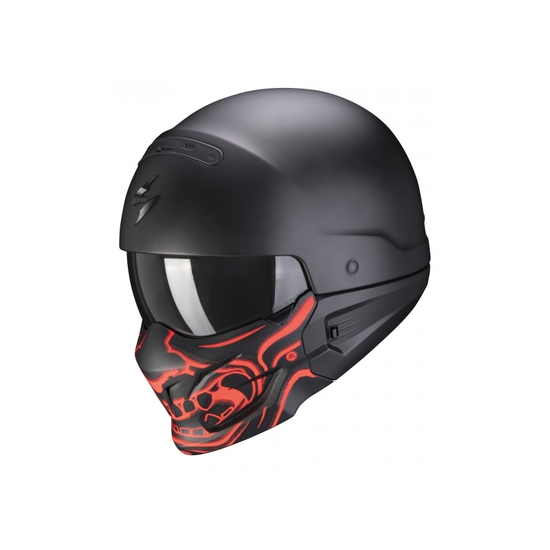 Prilba Scorpion EXO-COMBAT EVO Samurai čierno-červená
