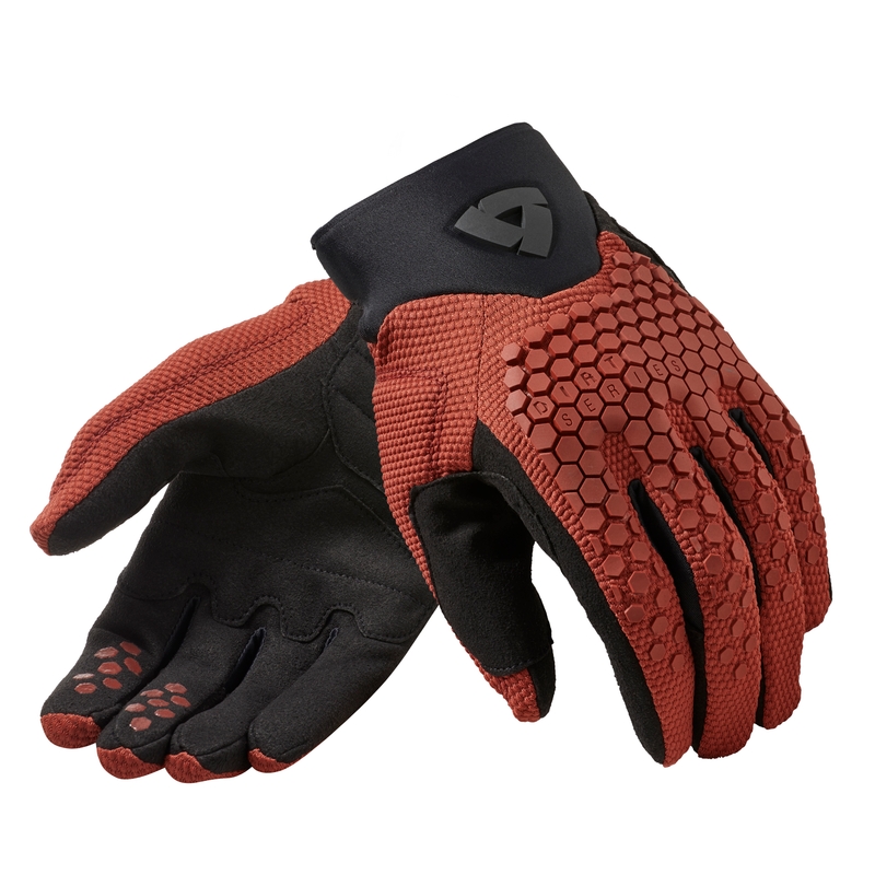 Rukavice na motocykel Revit Massif burgundy červené