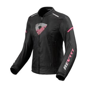 Dámska bunda na motocykel Revit Sprint H2O čierno-ružová výpredaj výprodej