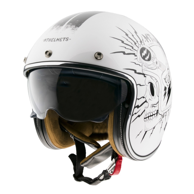 Otvorená prilba na motocykel MT LeMans 2 SV Diler biela