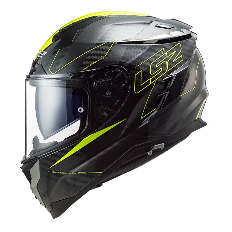 Integrálna prilba na motocykel LS2 FF327 Challenger CT2 Fold čierno-fluorescenčno žltá