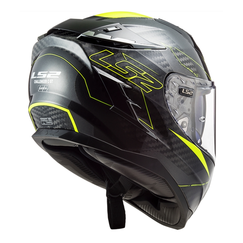 Integrálna prilba na motocykel LS2 FF327 Challenger CT2 Fold čierno-fluorescenčno žltá