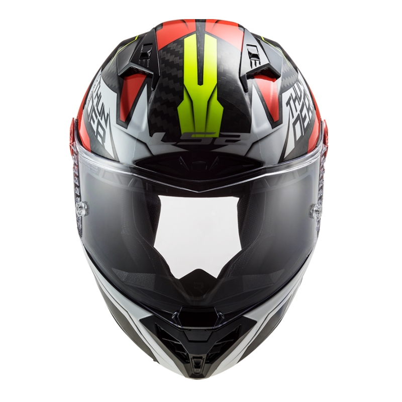 Integrálna prilba na motocykel LS2 FF805 Thunder C Chase čierno-bielo-červená výpredaj