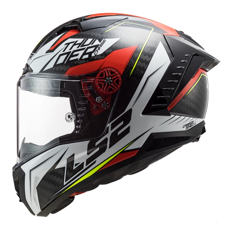 Integrálna prilba na motocykel LS2 FF805 Thunder C Chase čierno-bielo-červená výpredaj