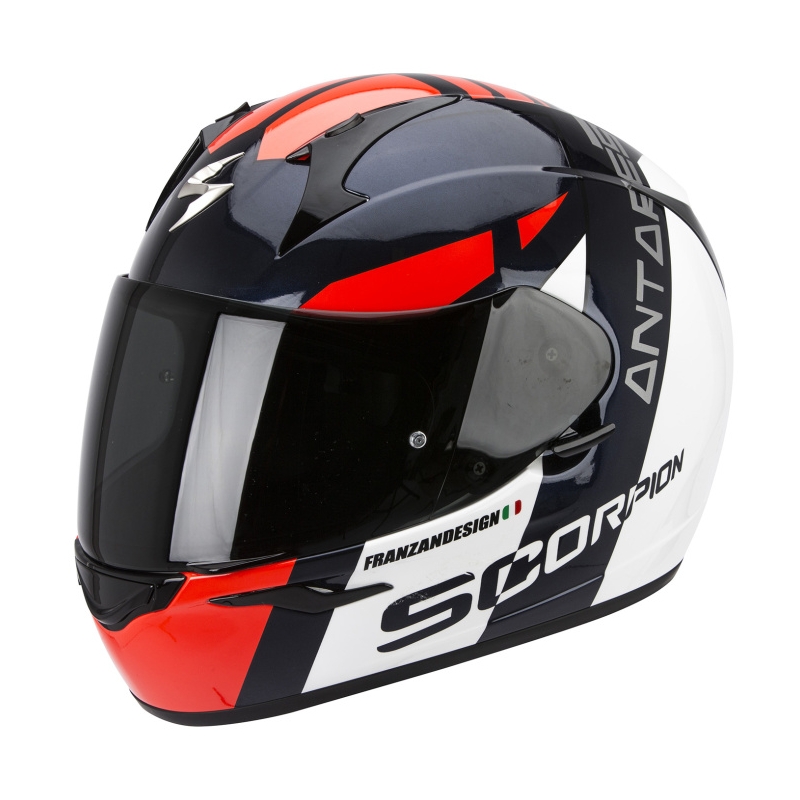 Moto integrálna prilba Scorpion EXO-410 Air Antares čierno-červená vypredaj výpredaj