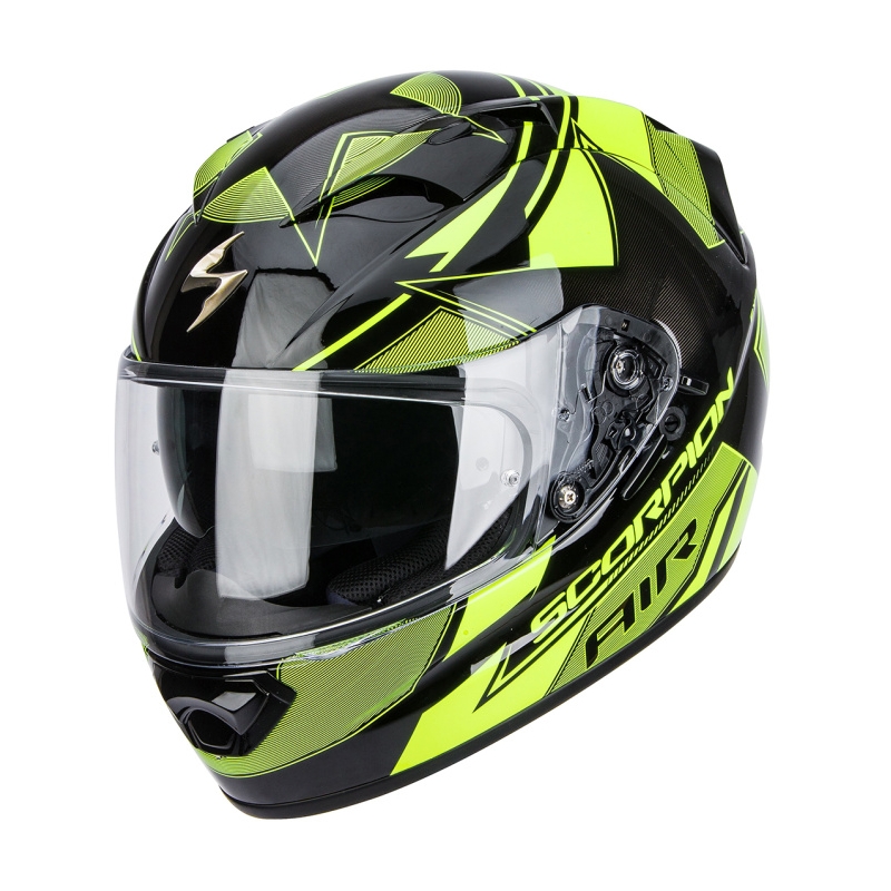 Moto integrálna prilba Scorpion EXO-1200 Stella čierno-fluo žltá