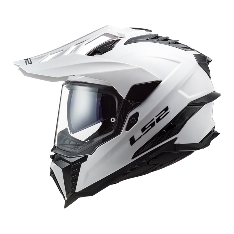 Enduro prilba LS2 MX701 Explorer Solid biela