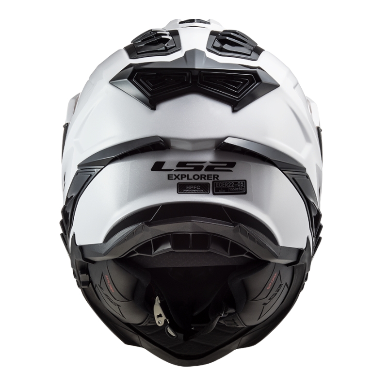 Enduro prilba LS2 MX701 Explorer Solid biela