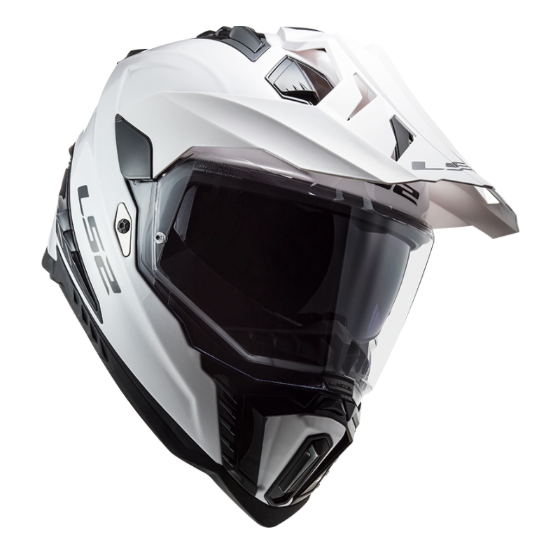 Enduro prilba LS2 MX701 Explorer Solid biela