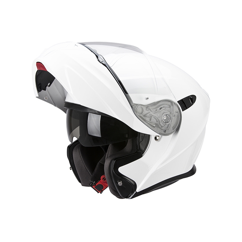 Moto prilba odklápacia Scorpion EXO-920 biela