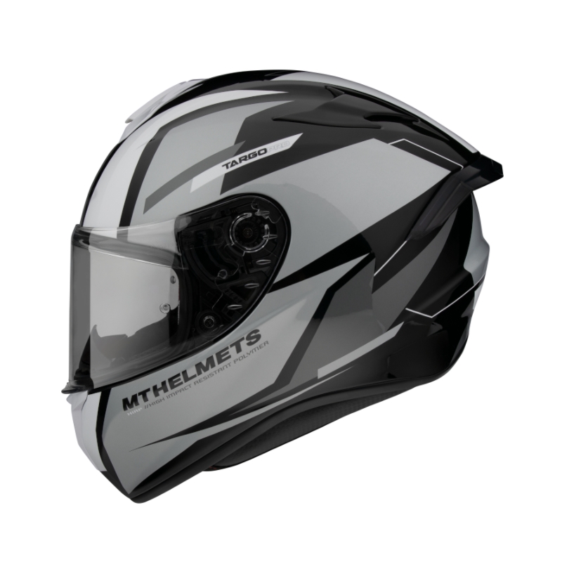 Integrálna prilba na motocykel MT FF106 Pre Targo Pro Sound čierno-bielo-sivá výpredaj