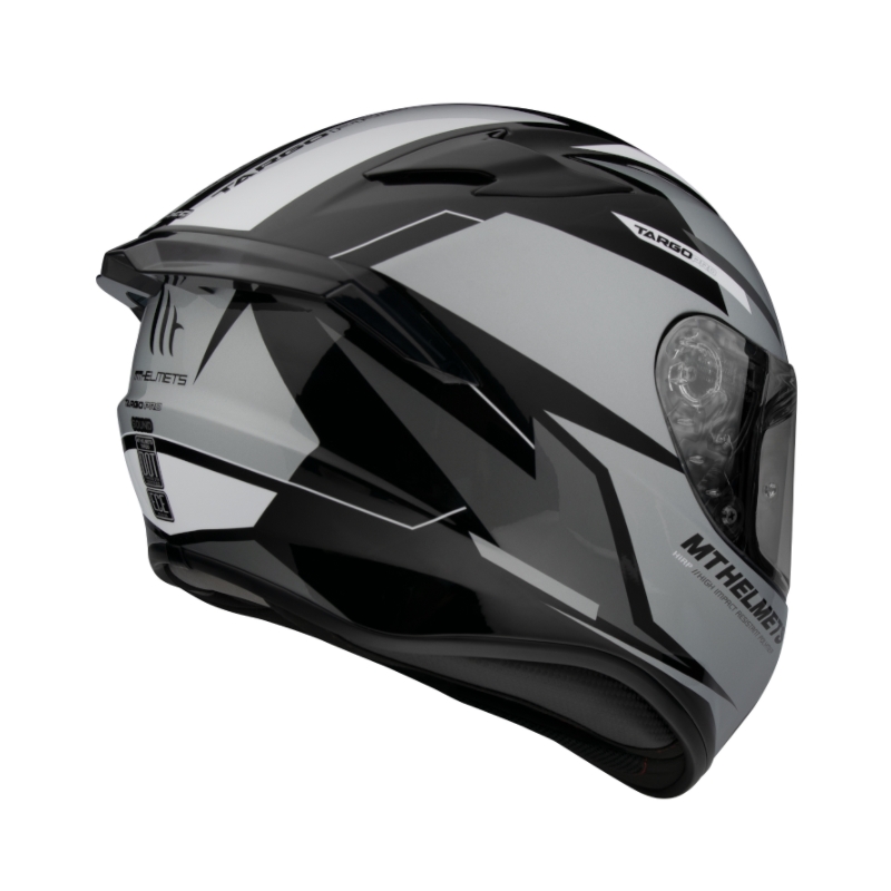 Integrálna prilba na motocykel MT FF106 Pre Targo Pro Sound čierno-bielo-sivá výpredaj