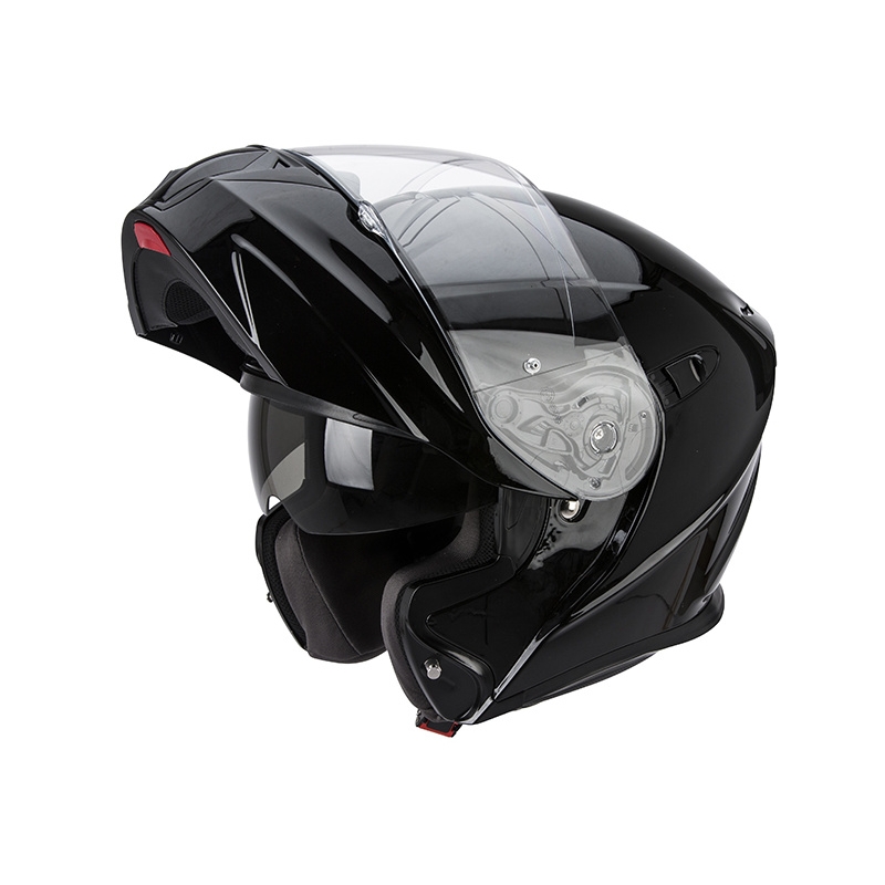 Moto prilba odklápacia Scorpion EXO-920 čierna lesklá