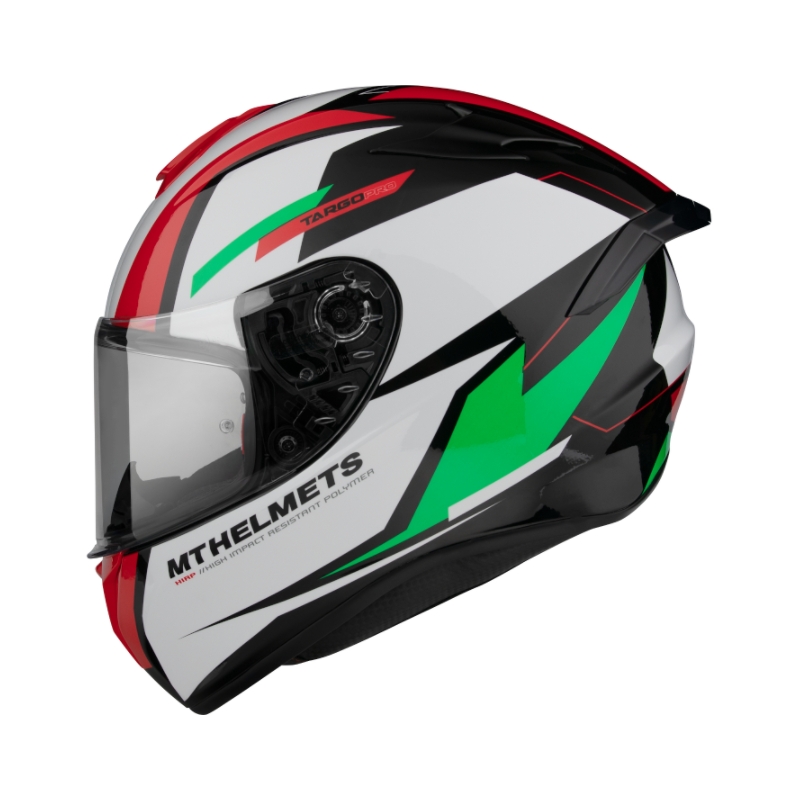 Integrálna prilba na motocykel MT FF106 Pro Targo Pro Sound čierno-bielo-červeno-zelená výpredaj