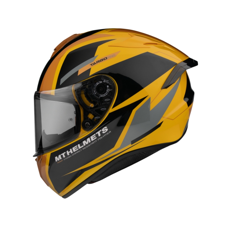 Integrálna prilba na motocykel MT FF106 Pro Targo Pro Sound oranžovo-čierno-sivá