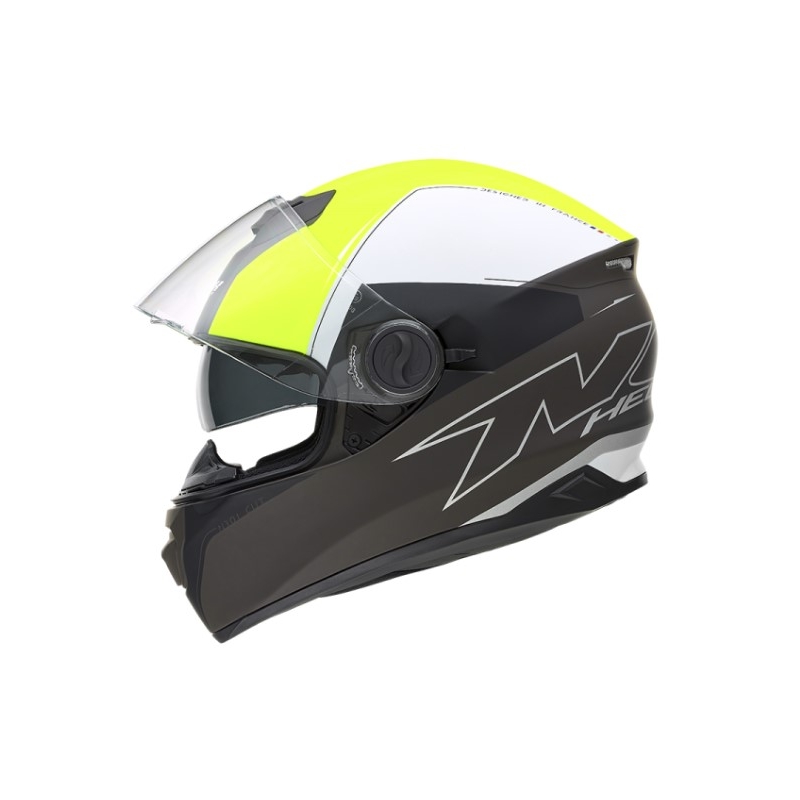 Integrálna prilba na motocykel NOX N301 Cut čierno-bielo-fluo žltá - II. akosť výpredaj