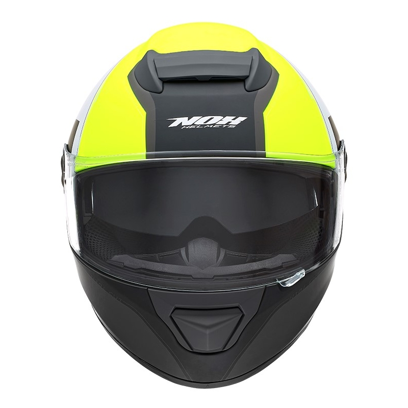 Integrálna prilba na motocykel NOX N301 Cut čierno-bielo-fluo žltá - II. akosť výpredaj
