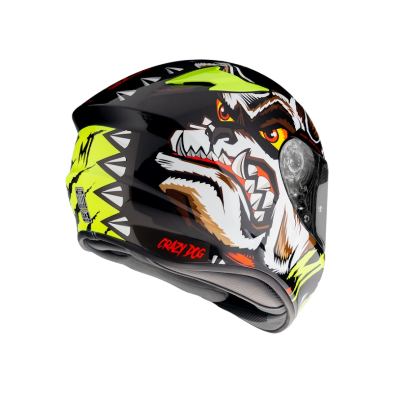 Integrálna prilba na motocykel MT Targo Crazy Dog čierna