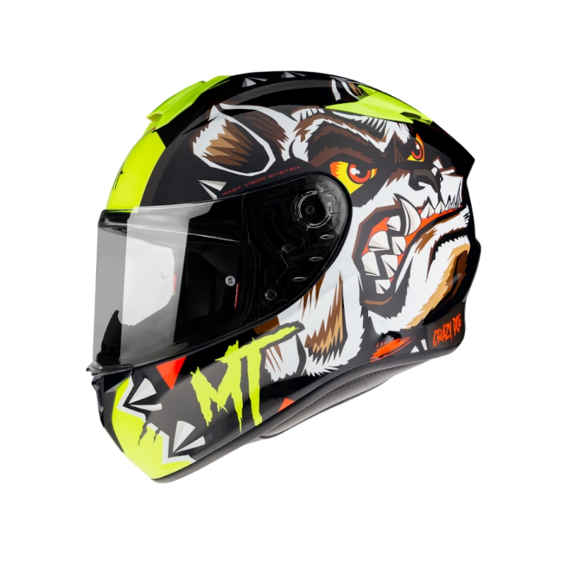 Integrálna prilba na motocykel MT Targo Crazy Dog čierna