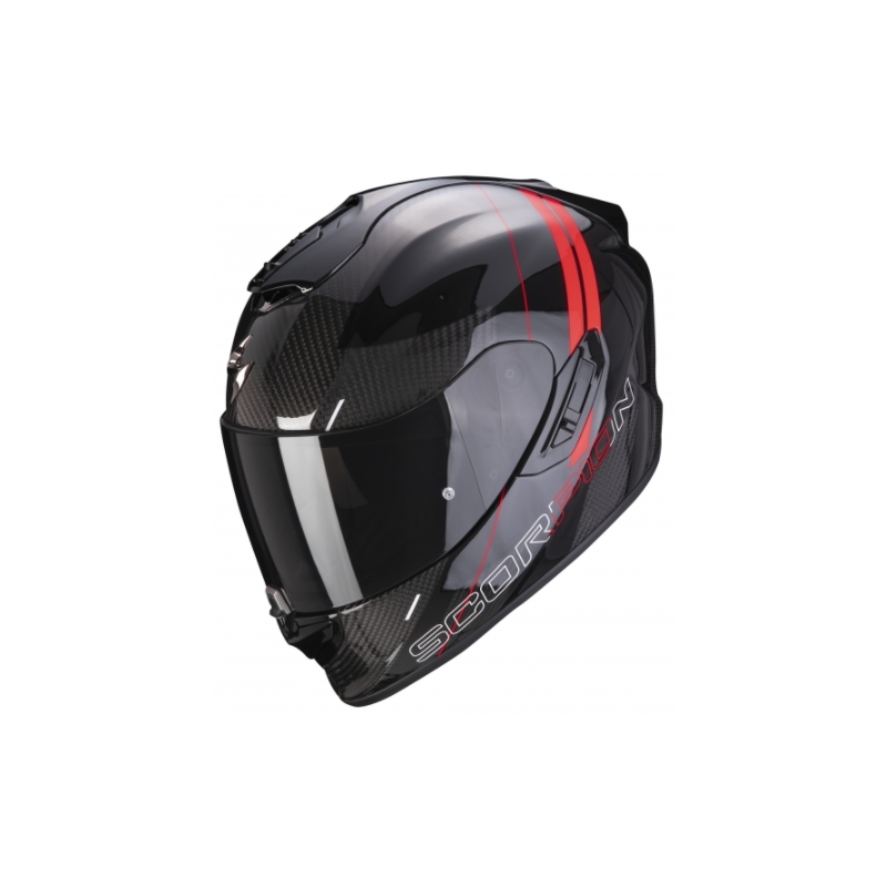 Integrálna prilba Scorpion EXO-1400 Carbon Air Drik čierno-červená
