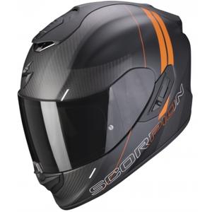 Integrálna prilba Scorpion EXO-1400 Carbon Air Drik čierno-oranžová