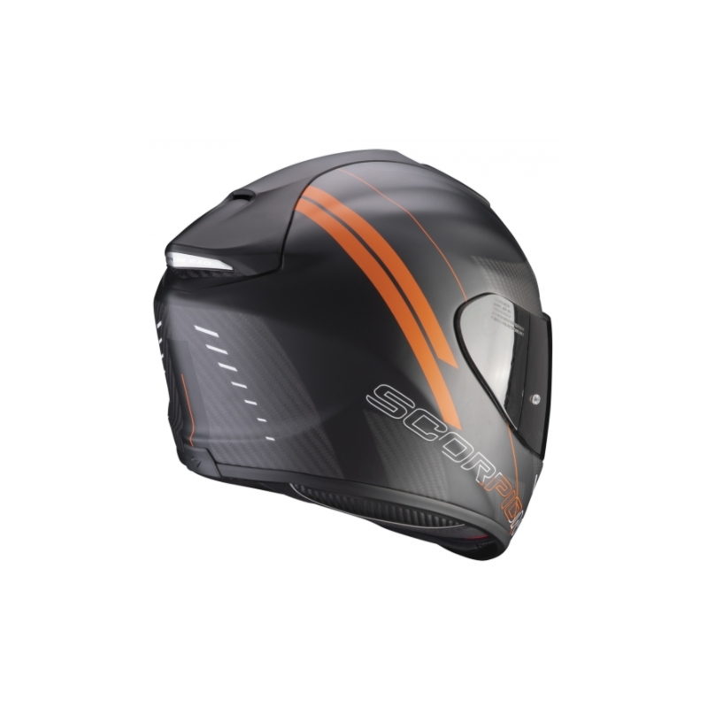 Integrálna prilba Scorpion EXO-1400 Carbon Air Drik čierno-oranžová