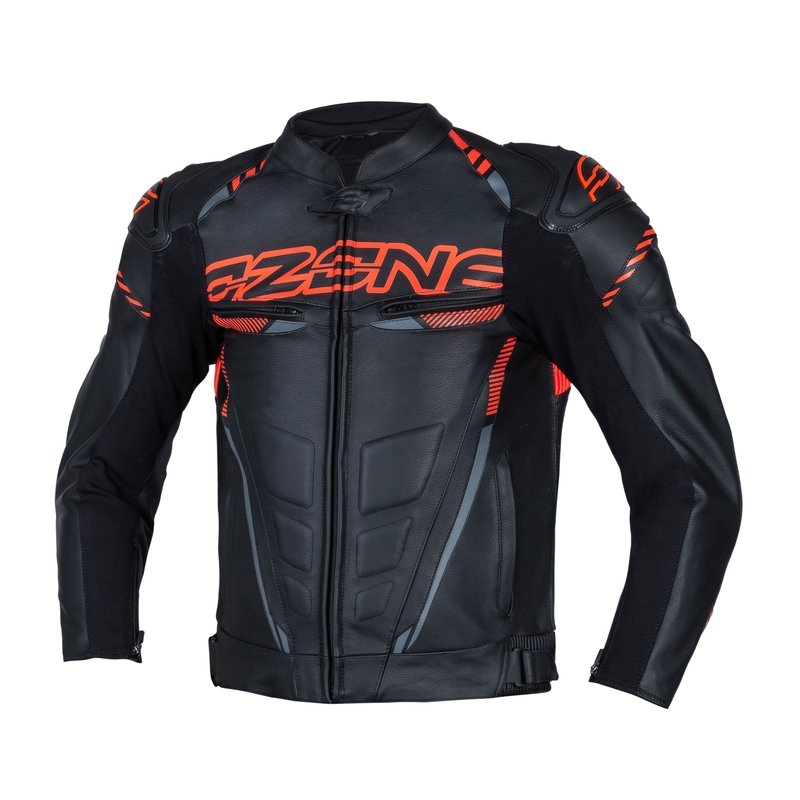 Bunda na motocykel Ozone RS600 čierno-oranžová výpredaj