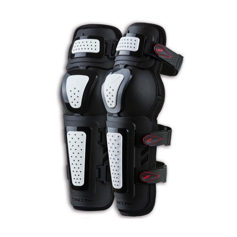 Moto chrániče kolien Zandona Kneeguard Evo čierno-biele