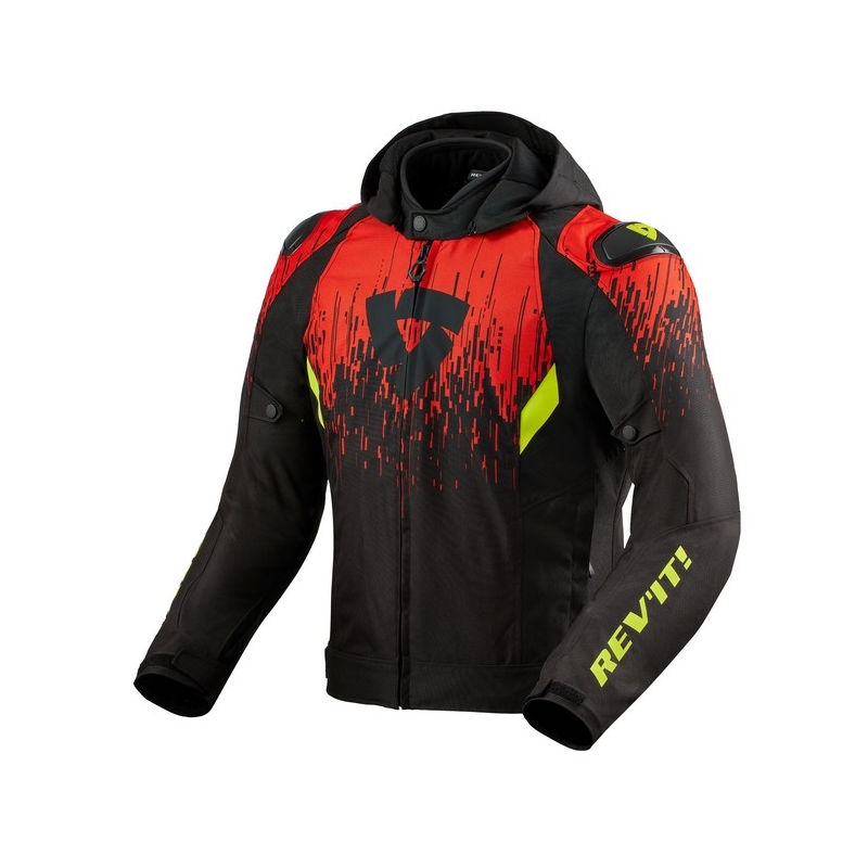 Bunda na motocykel Revit Quantum 2 H2O čierno-červená výpredaj