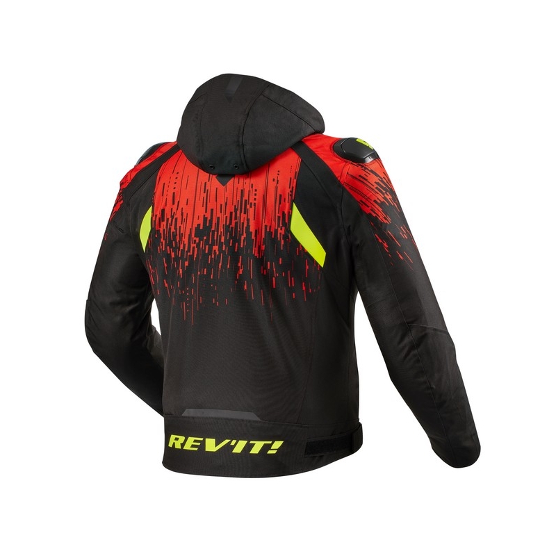Bunda na motocykel Revit Quantum 2 H2O čierno-červená výpredaj
