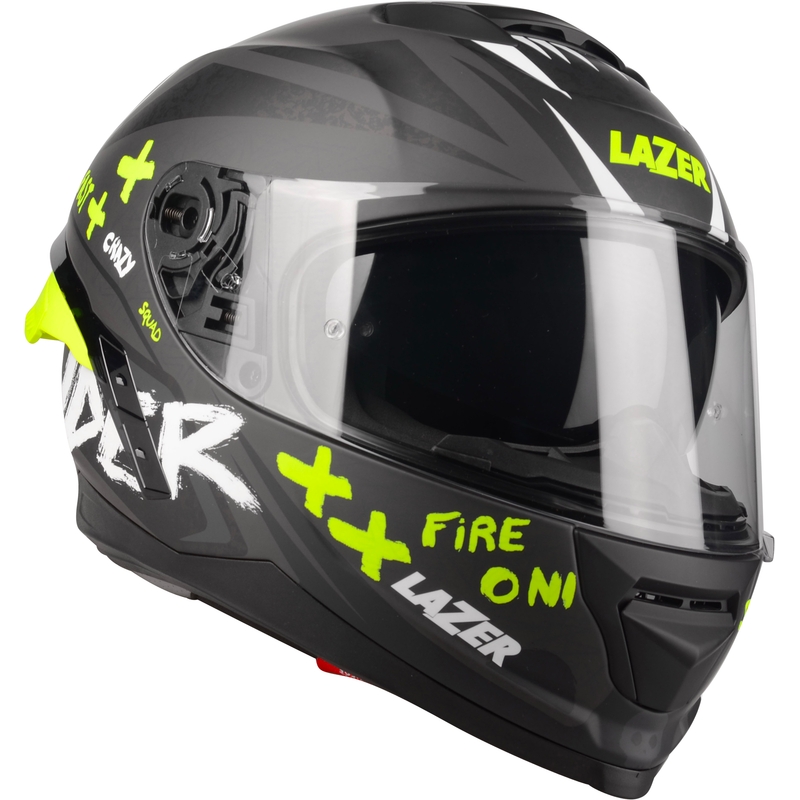 Integrálna prilba na motocykel Lazer Rafale SR Ride Oni sivo-bielo-fluorescenčno žltá výpredaj