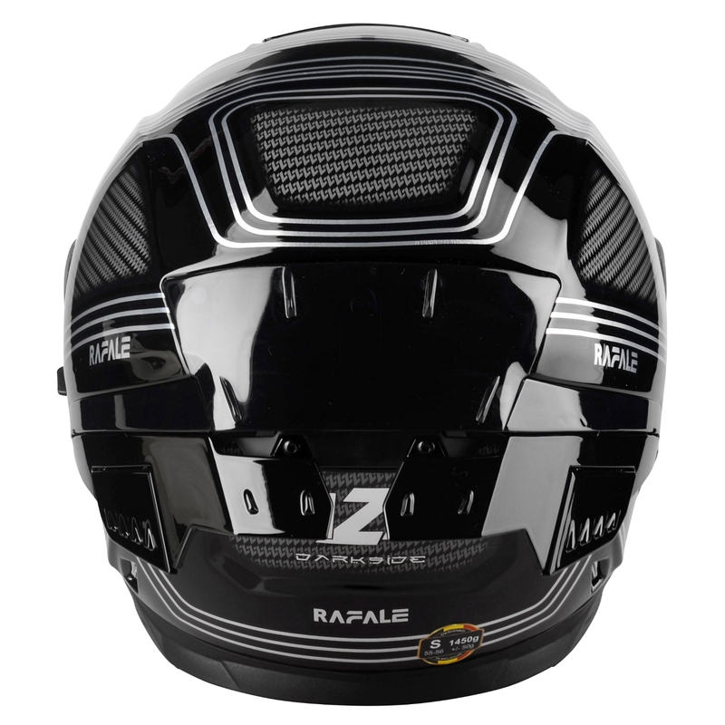 Integrálna prilba na motocykel Lazer Rafale SR Darkside čierno-sivá