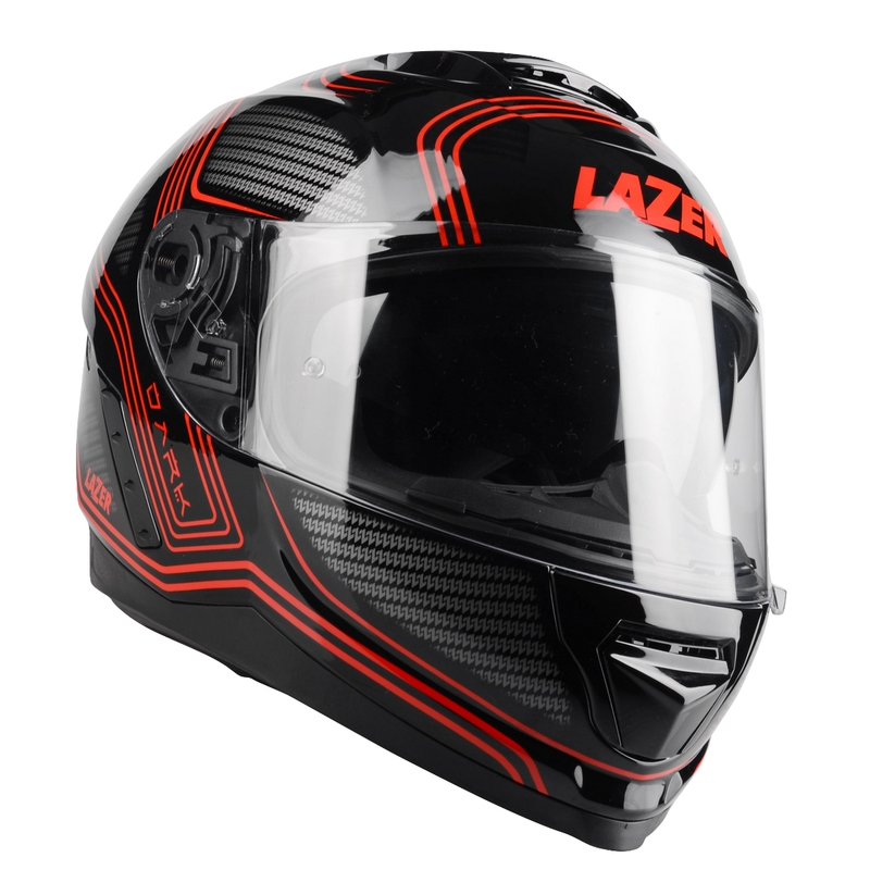 Integrálna prilba na motocykel Lazer Rafale Darkside čierno-sivo-červená