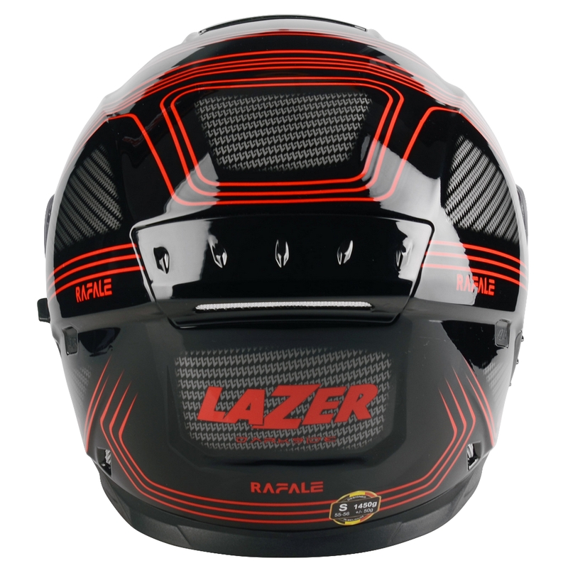 Integrálna prilba na motocykel Lazer Rafale Darkside čierno-sivo-červená