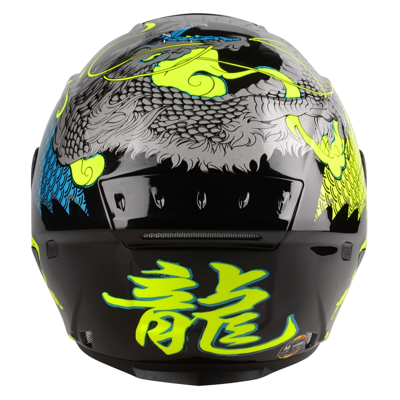 Otvorená prilba na motocykel Lazer Tango S Z-Line Dragon čierno-fluorescenčno žltá