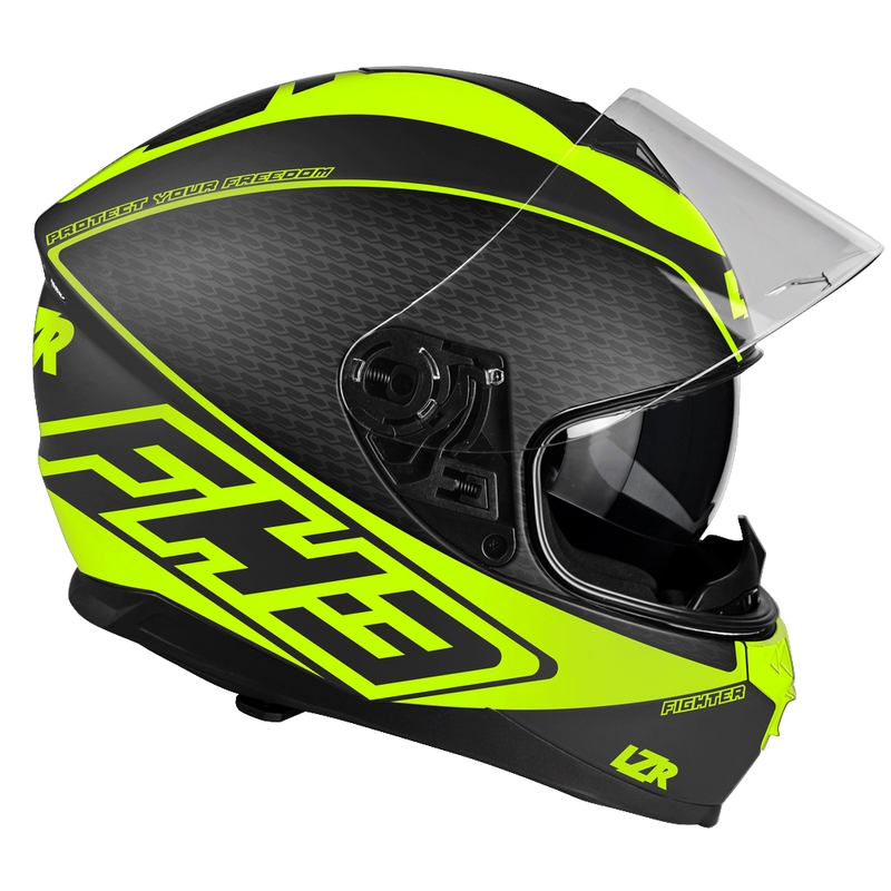 Integrálna prilba na motocykel Lazer FH3 Fighter čierno-fluorescenčno žltá výpredaj