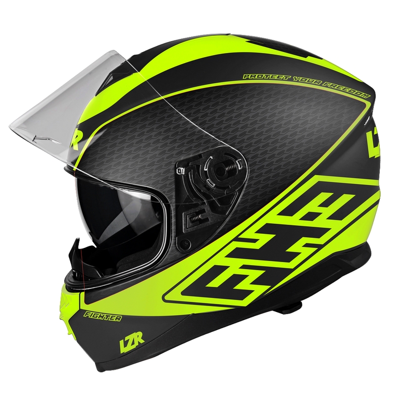 Integrálna prilba na motocykel Lazer FH3 Fighter čierno-fluorescenčno žltá výpredaj