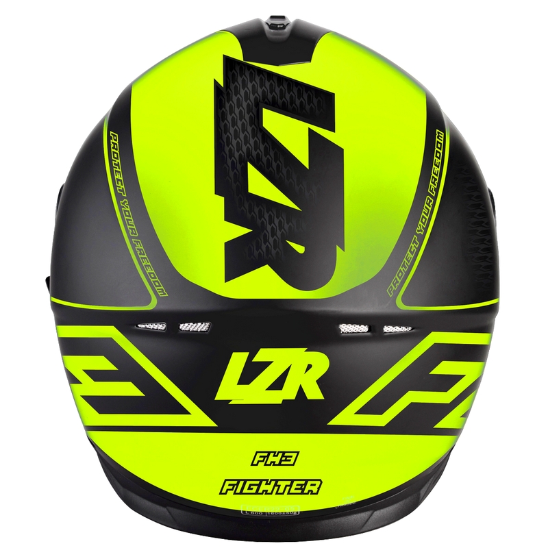 Integrálna prilba na motocykel Lazer FH3 Fighter čierno-fluorescenčno žltá výpredaj
