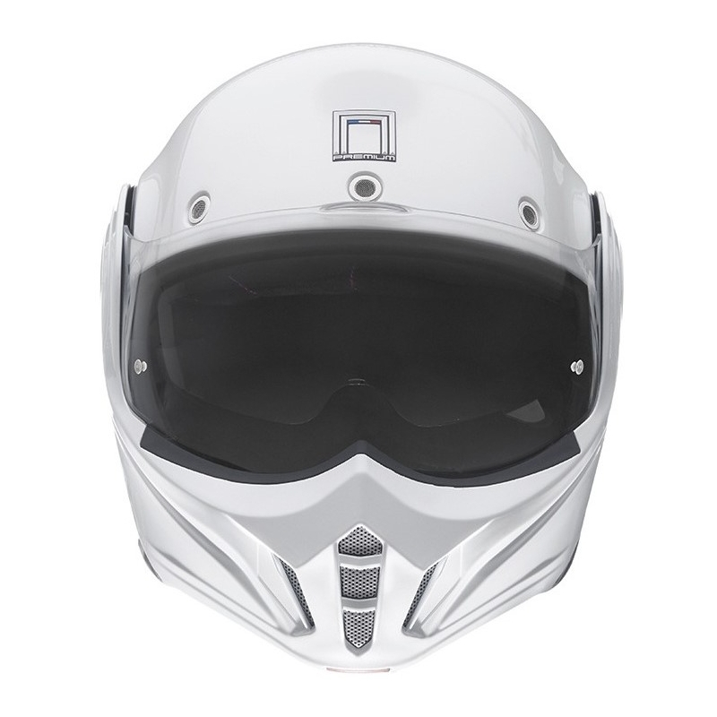 Preklápacia  prilba na motocykel NOX PREMIUM Stratos biela