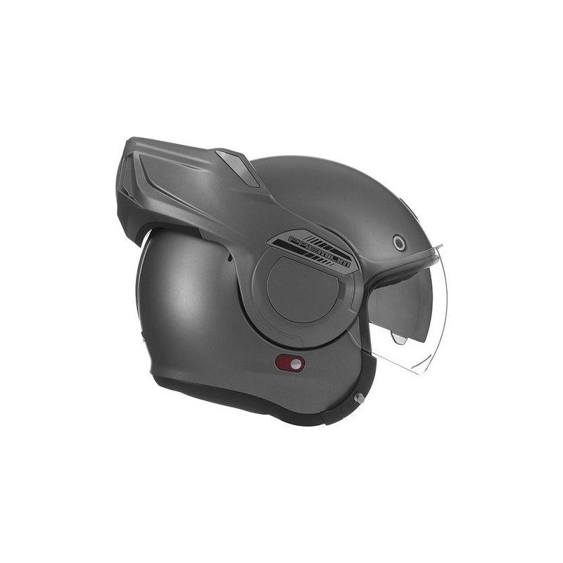 Preklápacia  prilba na motocykel NOX PREMIUM Stratos strieborná matná