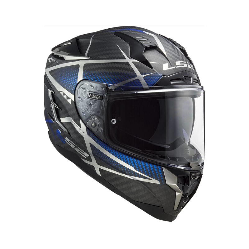 Integrálna prilba na motocykel LS2 FF327 Challenger C Konic čierno-sivo-modrá výpredaj