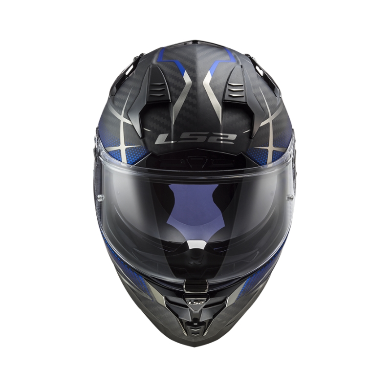 Integrálna prilba na motocykel LS2 FF327 Challenger C Konic čierno-sivo-modrá výpredaj